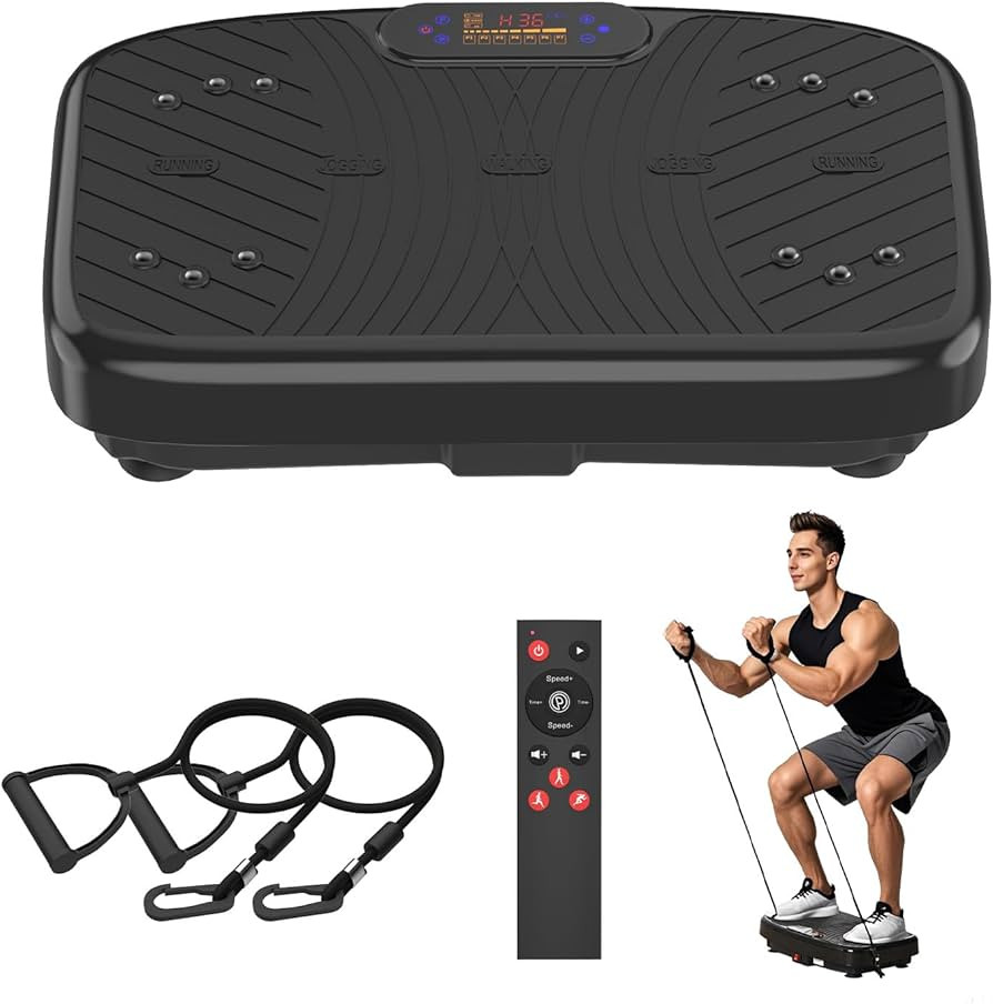 Vibration Plate Exercise Machine for Lymphatic Drainage & Weight Loss, Adjustable Speed 1-200 wit... | Amazon (CA)