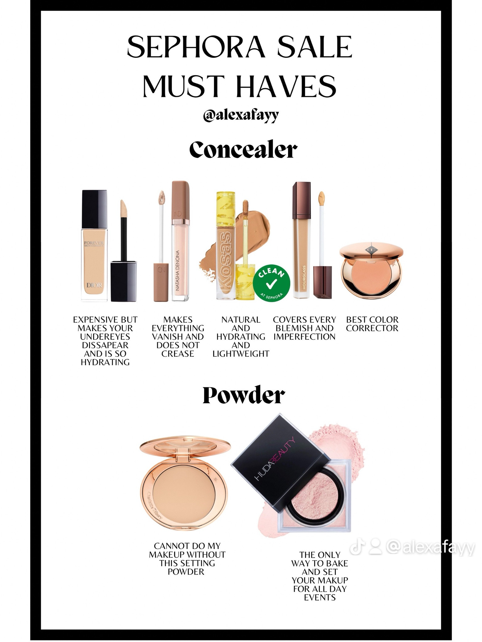 Sephora Sale Must Have Concealers and Powders 

#LTKBeauty #LTKGiftGuide