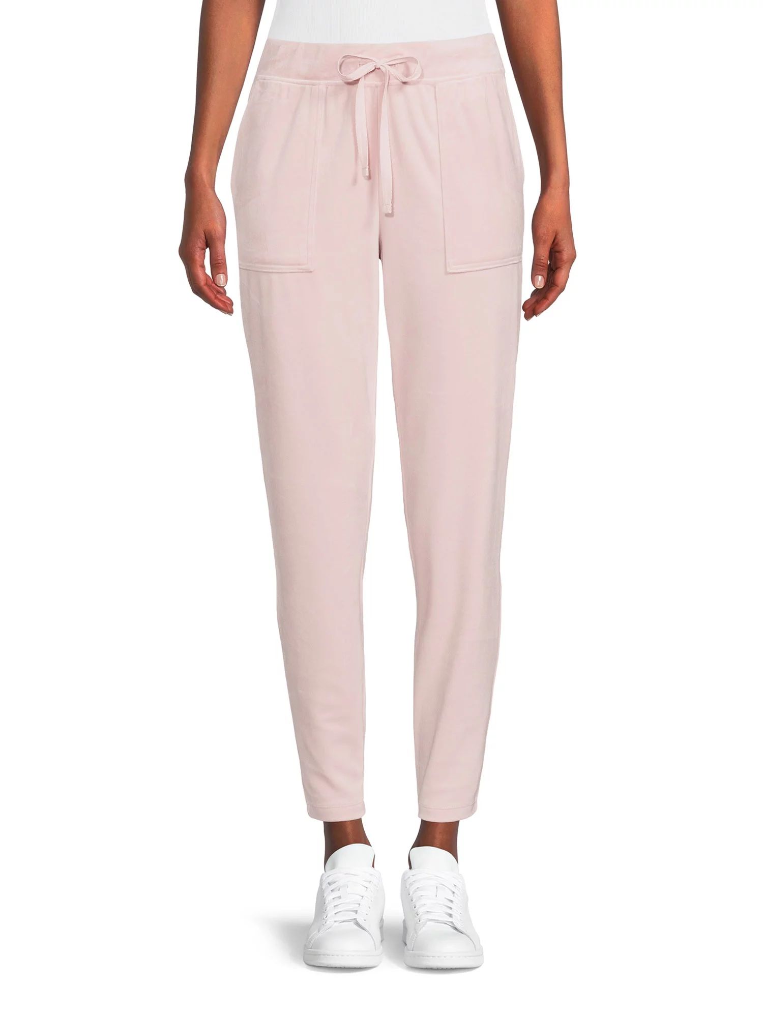 Time and Tru Women's Velour Jogger Pants - Walmart.com | Walmart (US)