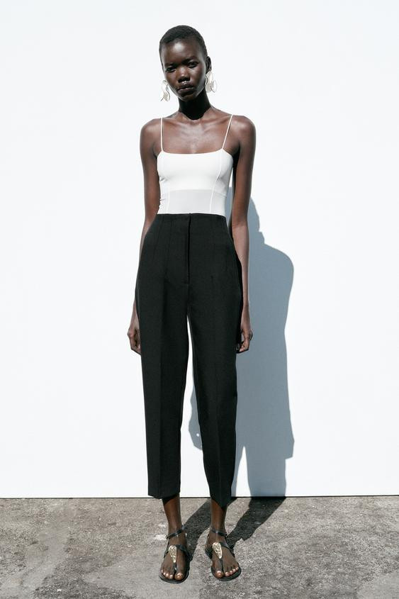 PANTS WITH A HIGH WAIST | Zara US