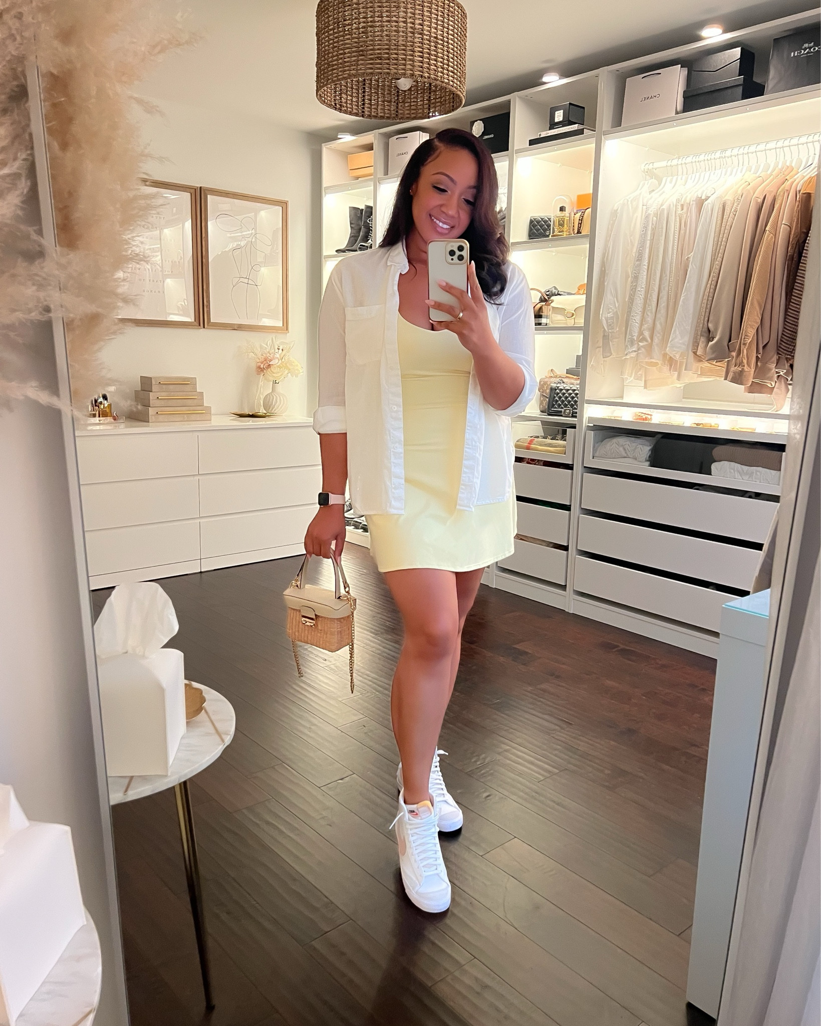 In love with yet another Fabletics dress! These are always super comfy and effortless to workout in as well as throw on a top and a bag for the perfect errand outfit! Wearing an XL and it runs TTS. I’m wearing a Medium in the boyfriend shirt I’m wearing on top as it runs oversized. 

#LTKFindsUnder50 #LTKStyleTip #LTKMidsize