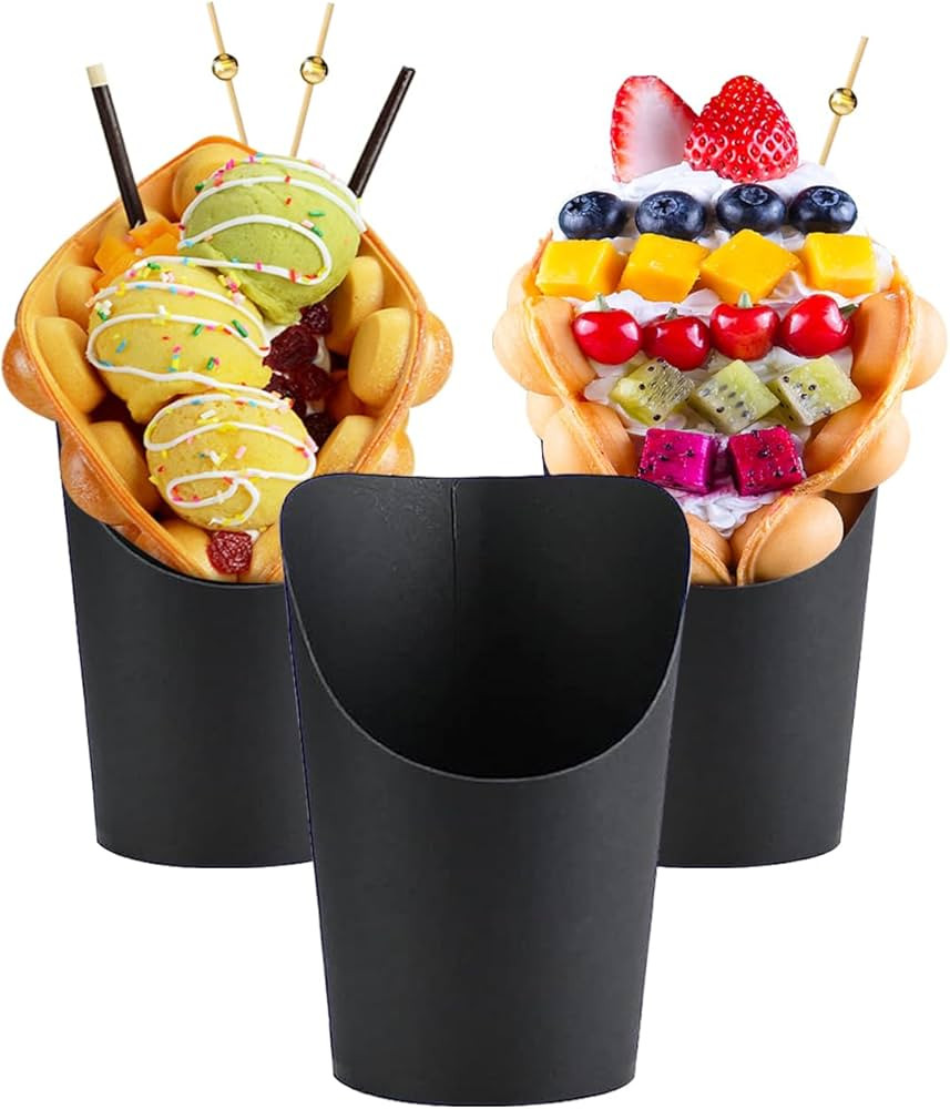 Cyblinia 50 Pieces French Fries Holders 14 oz Disposable Charcuterie Cups Kraft Paper Appetizer C... | Amazon (US)