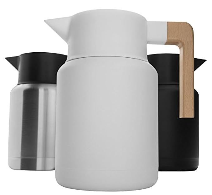 Large Thermal Coffee Carafe - Stainless Steel, Double Walled Thermal Pots For Coffee and Teas by Has | Amazon (US)