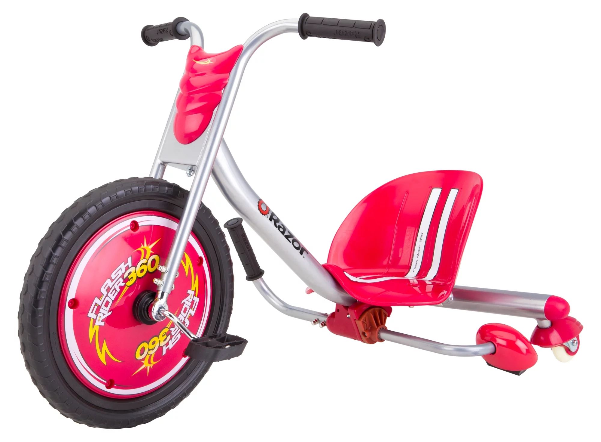 Razor FlashRider 360 Tricycle with Sparks - Red, 16" Front Wheel, Welded Steel Frame Trike, Ride-... | Walmart (US)