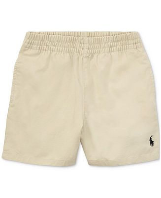 Polo Ralph Lauren Baby Boys Classic Twill Shorts  & Reviews - Shorts - Kids - Macy's | Macys (US)