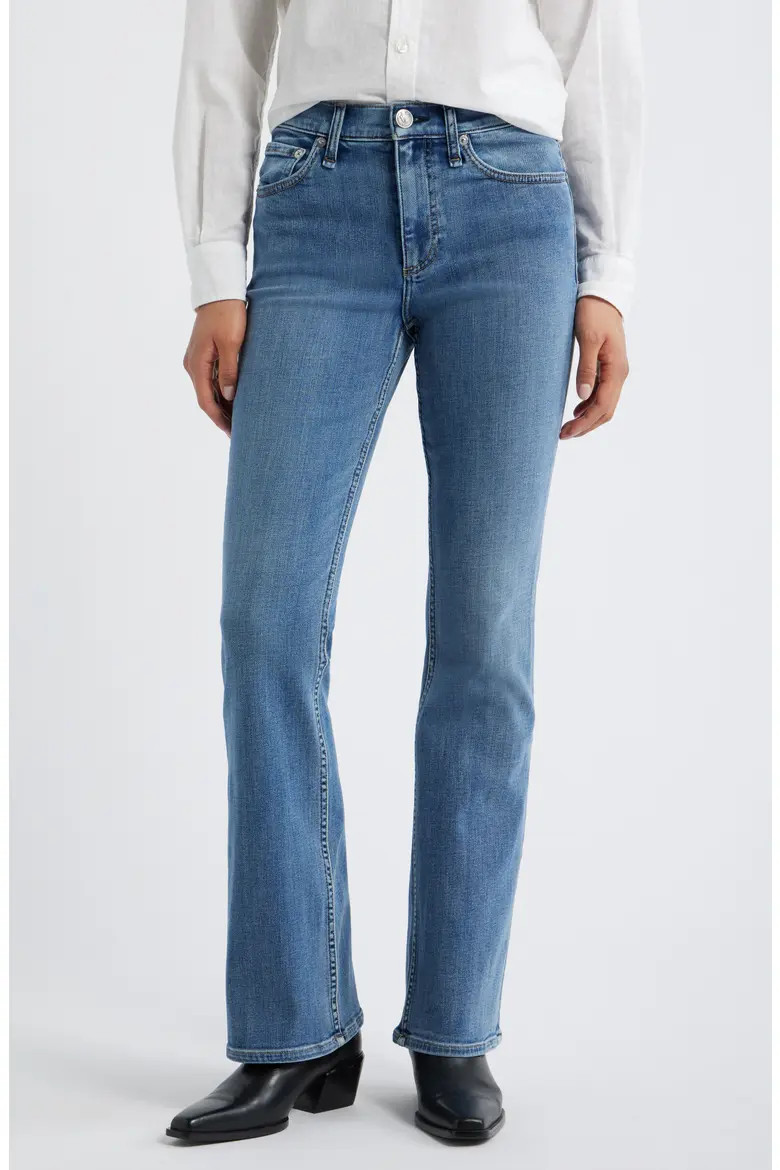 Flexi Peyton Mid Rise Full Length Bootcut Jeans (Women) | Nordstrom | Nordstrom