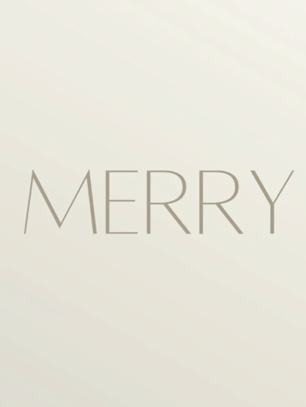 Merry: Christmas Decorative Coffee Table book for Stacking and Shelf Accent | Amazon (US)