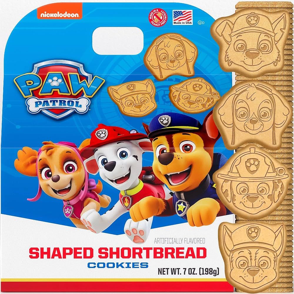 Paw Patrol Shortbread Cookies 50pk - Paw Patrol Party Favors Cookie Box - Paw Patrol Mighty Pups Foo | Amazon (US)