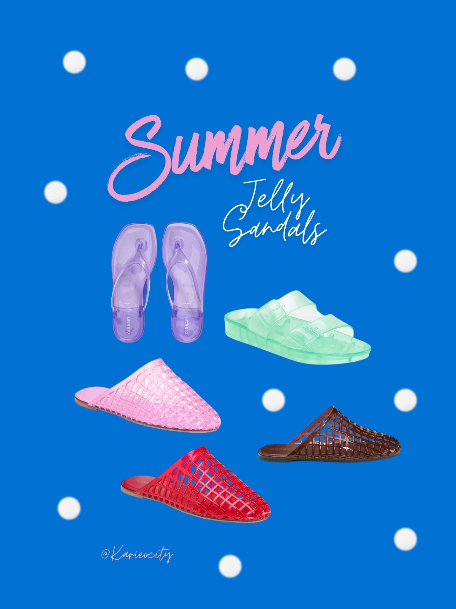 Summer Jelly Sandals ☀️

Summer Shoes// Jelly Sandals// Old Navy // Summer Finds 

#LTKOver40 #LTKmomlife