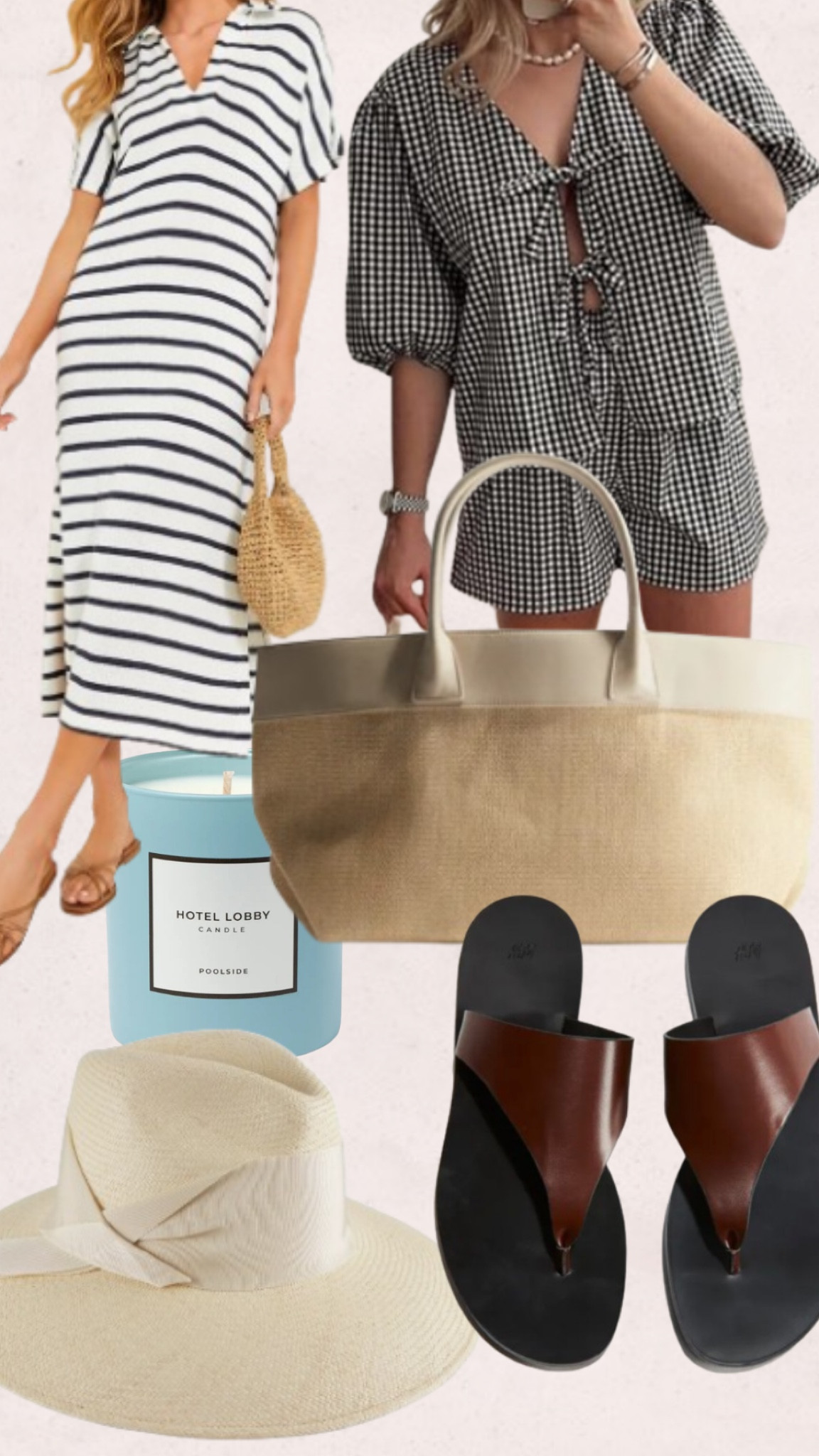 Striped Dress // Beach Tote // Leather Sandals

#LTKSwim #LTKTravel #LTKStyleTip