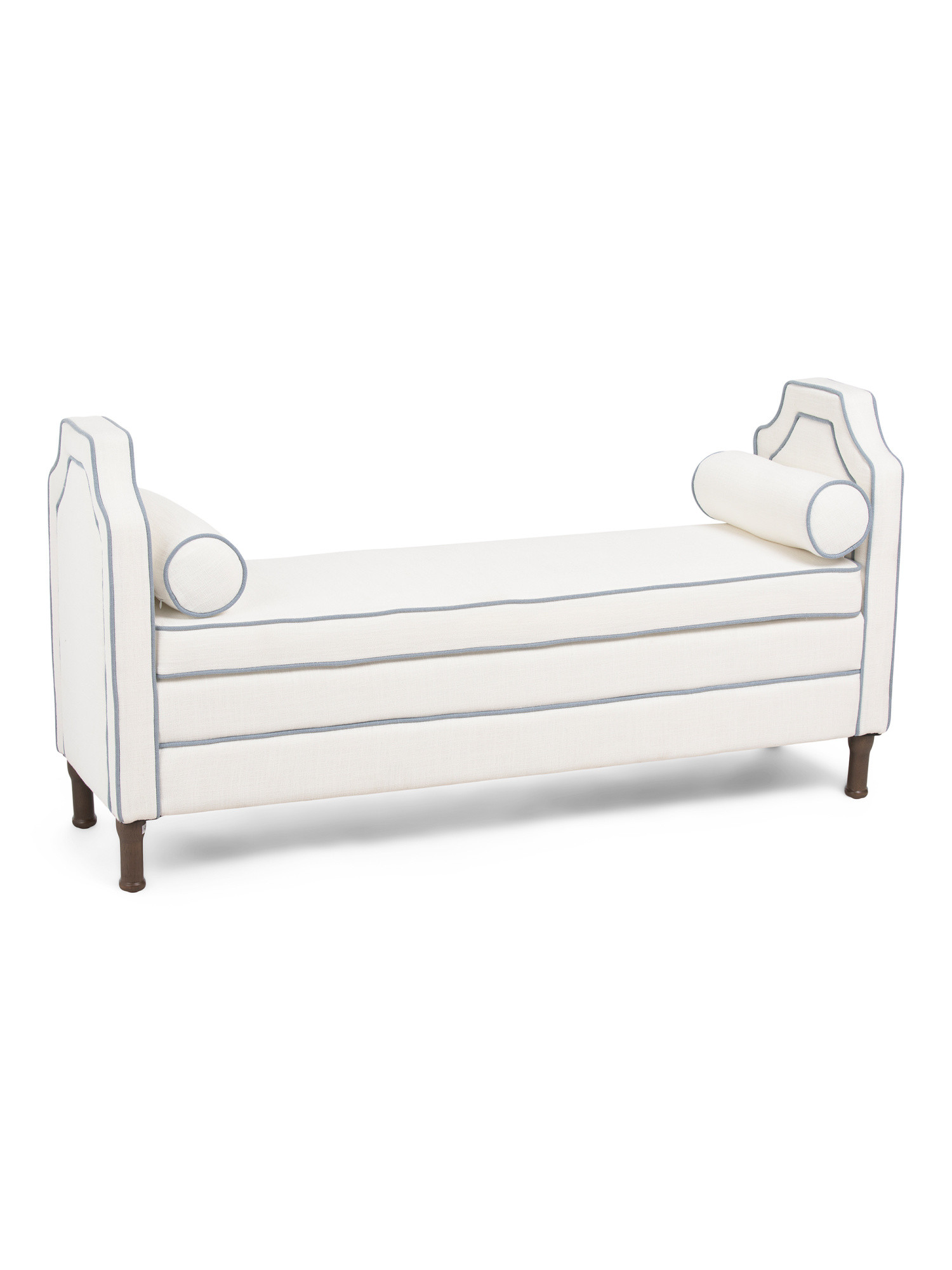60x30x18 Arm Bench With Bolster Pillows | TJ Maxx
