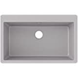 Elkay Quartz Classic ELGRU13322GS0 Greystone Single Bowl Undermount Sink | Amazon (US)