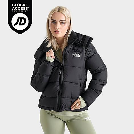 The North Face Women's Dome Puffy Puffer Jacket in Black Size: Medium | Finish Line (US)
