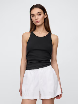 Ribbed Scoopneck Tank Top | Gap Factory