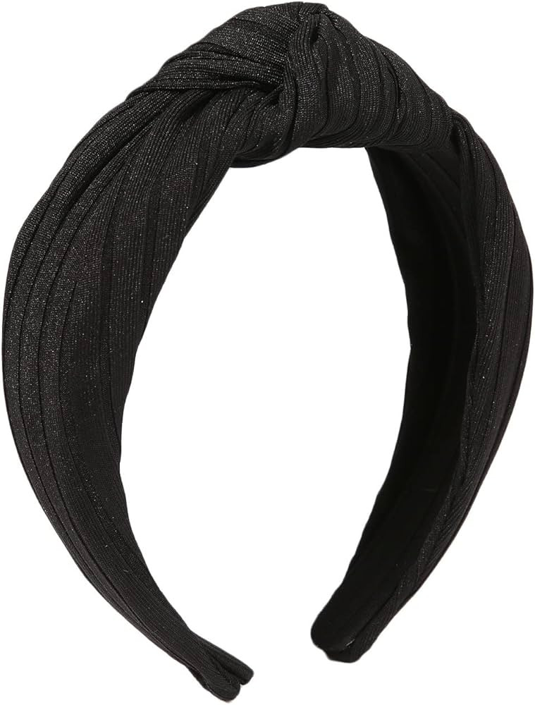 RACHEL ROY Headbands for Women, Fashion Boho Headbands Top Knotted With Rhinestones Elastic Workout  | Amazon (US)