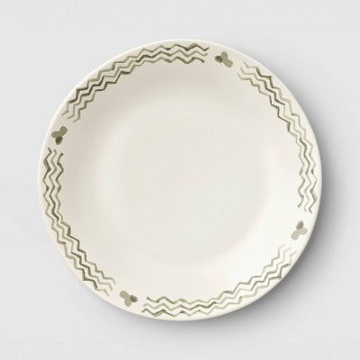 10" Stoneware Aralia Dinner Plate White - Threshold™ | Target