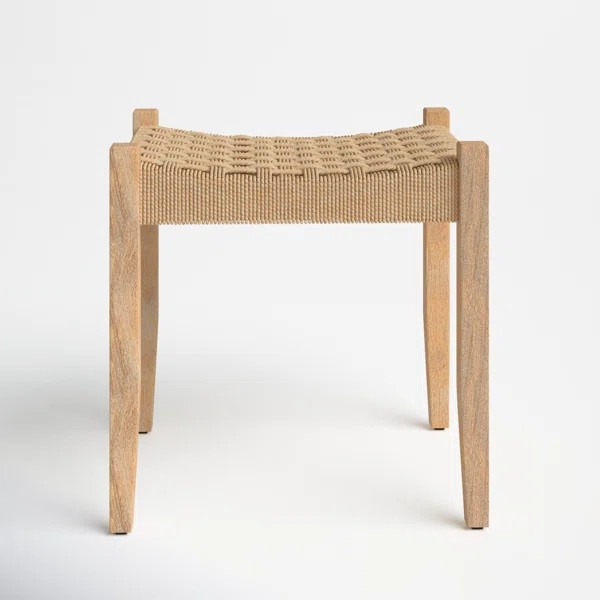 Kathleen Solid Wood Accent Stool | Wayfair North America
