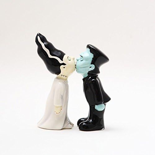 Pacific Giftware 3.5 inches Frankenstein & Bride Kissing Magnetic Salt and Pepper Shaker Couple K... | Amazon (US)
