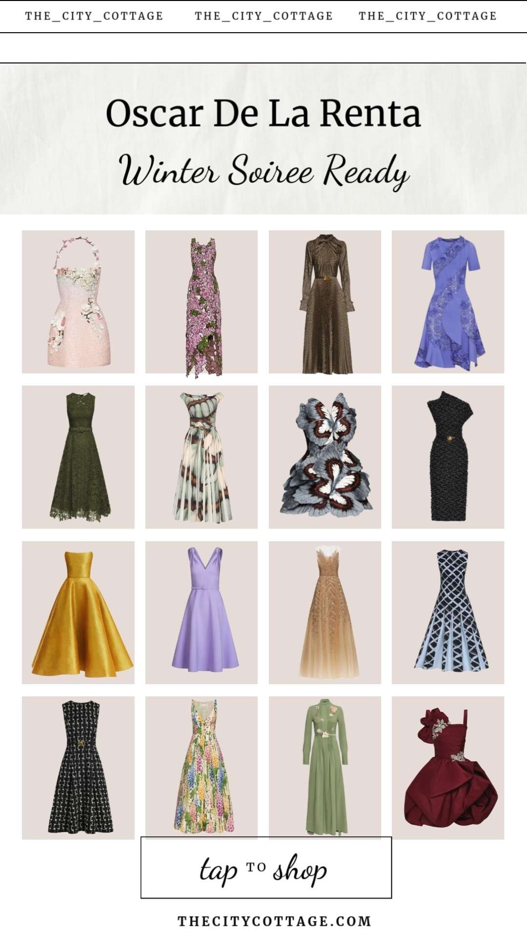 Winter soirées call for Oscar de la Renta elegance ❄️✨

These dresses are pure old-money glamour — think embroidery, feathers, sequins, florals, and timeless silhouettes made for holiday parties, cocktail soirées, charity galas, and formal winter events. If you’re dressing for a black-tie moment or an elevated evening out, this edit is iconic, feminine, and forever chic 🤍
Everything is linked in my Oscar de la Renta Winter Soirée Dresses folder for effortless browsing + saving 💫
#OscarDeLaRenta #WinterSoiree #EveningWear #CocktailDresses #FormalDresses #LuxuryFashion #DesignerDresses #HolidayPartyLooks #GalaStyle #BlackTieStyle #EmbroideredDresses #SequinDresses #OldMoneyStyle #ElegantStyle #LTKLuxury #LTKFinds #LTKStyle 

 #LTKSeasonal #LTKTravel #LTKWedding