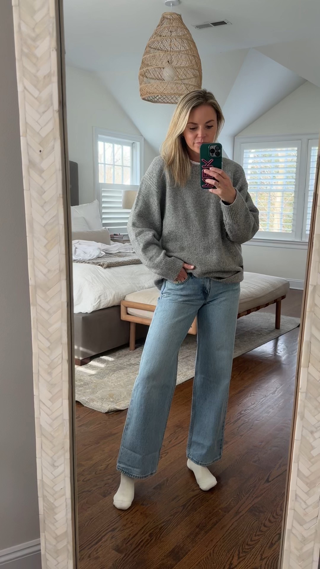 Levi’s you know and love, but in an updated lower looser fit 👖pleasantly surprised by how comfortable these are. They come up slightly higher on the hip so they don’t feel like they’re slipping down. I’m 5’5 and went tts (26x30) in the that’s fashion light wash. 

@levis #levispartner

#LTKFindsUnder100 #LTKSaleAlert