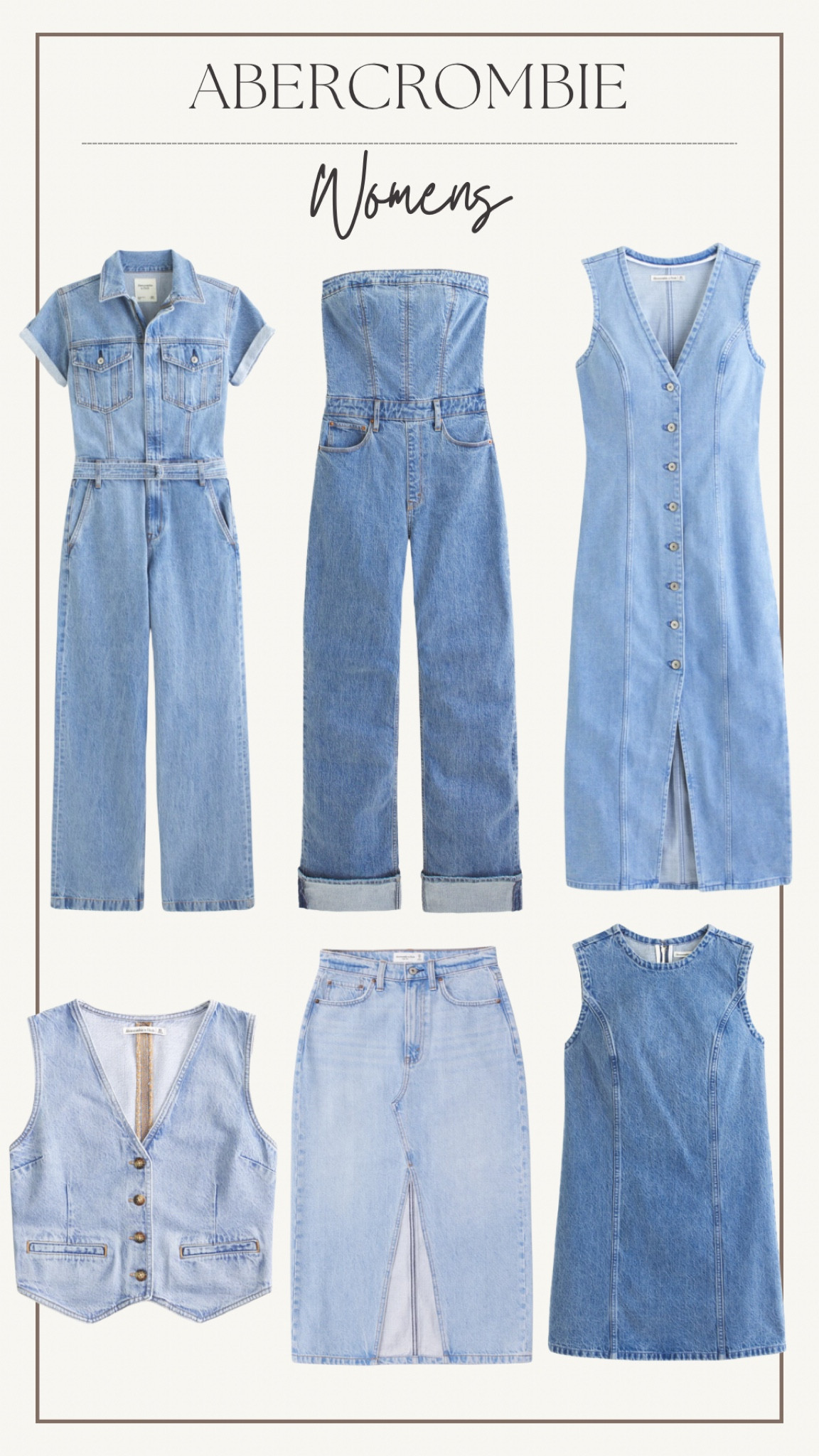 Give me all the denim💙 Abercrombie is having their fall sale now! You can stack codes for up to 40% of items😇 

#fallootd #falloutfit #fallclothes #denimoutfit 

#LTKWorkwear #LTKFindsUnder50 #LTKFallSale