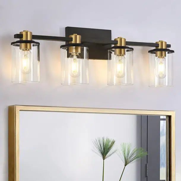 Burneta 4 - Light Dimmable Modern Vanity Light | Wayfair North America