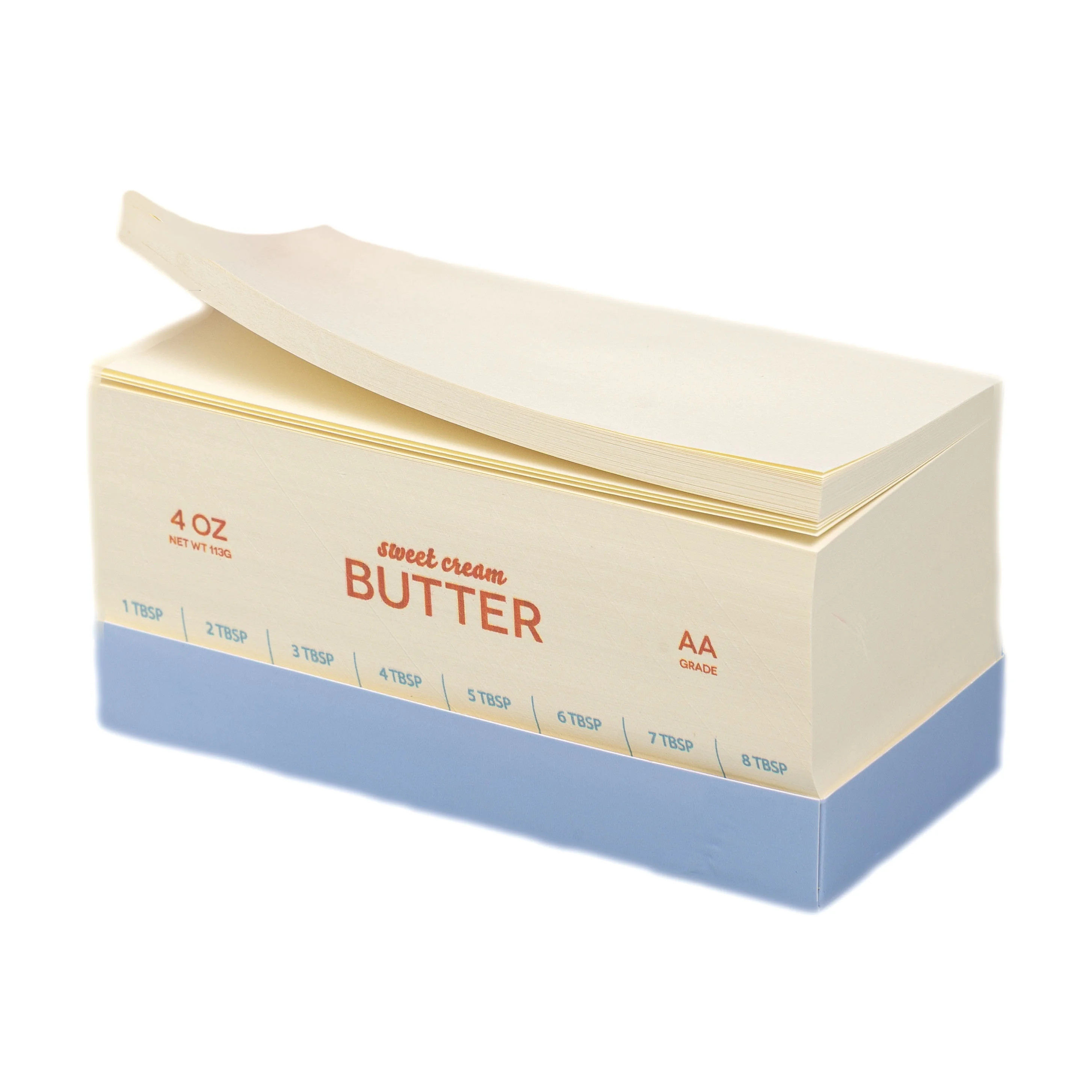 Pearhead Butter Stick Notepad, 5.38” x 2.75”, Yellow, 650 Sheets | Walmart (US)