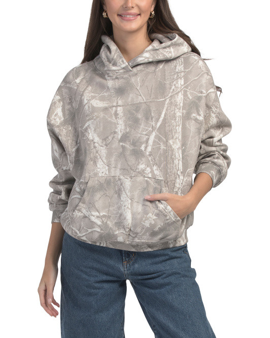 Tree Camo Fleece Hoodie | TJ Maxx
