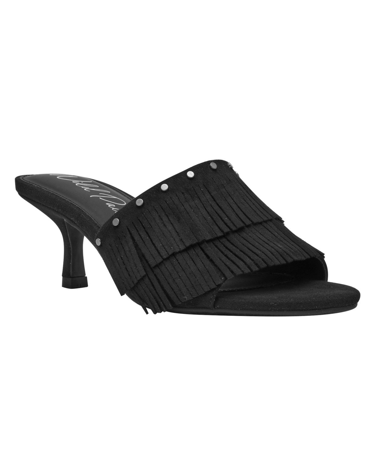 Wild Pair Women's Salma Kitten Heel Dress Sandals, Macy's Exclusive - Black | Macy's