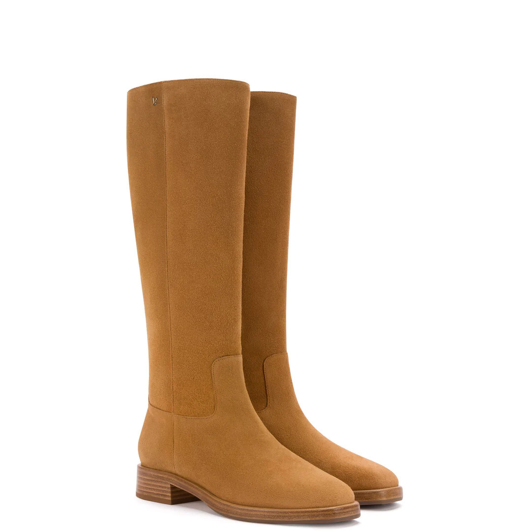 Anne Boot In Toasted Suede | COUPER