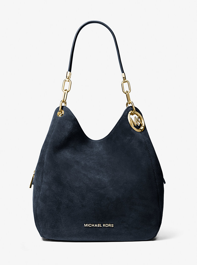 Lillie Large Suede Shoulder Bag | Michael Kors US