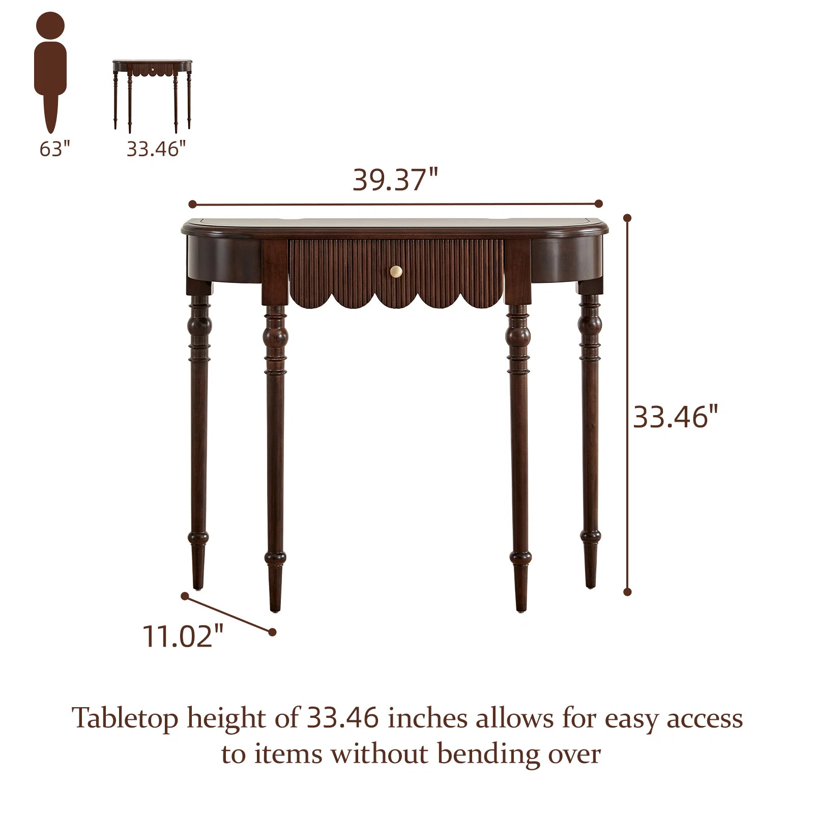 Alcott Hill® 39" Solid Wood Console Table & Reviews | Wayfair | Wayfair North America