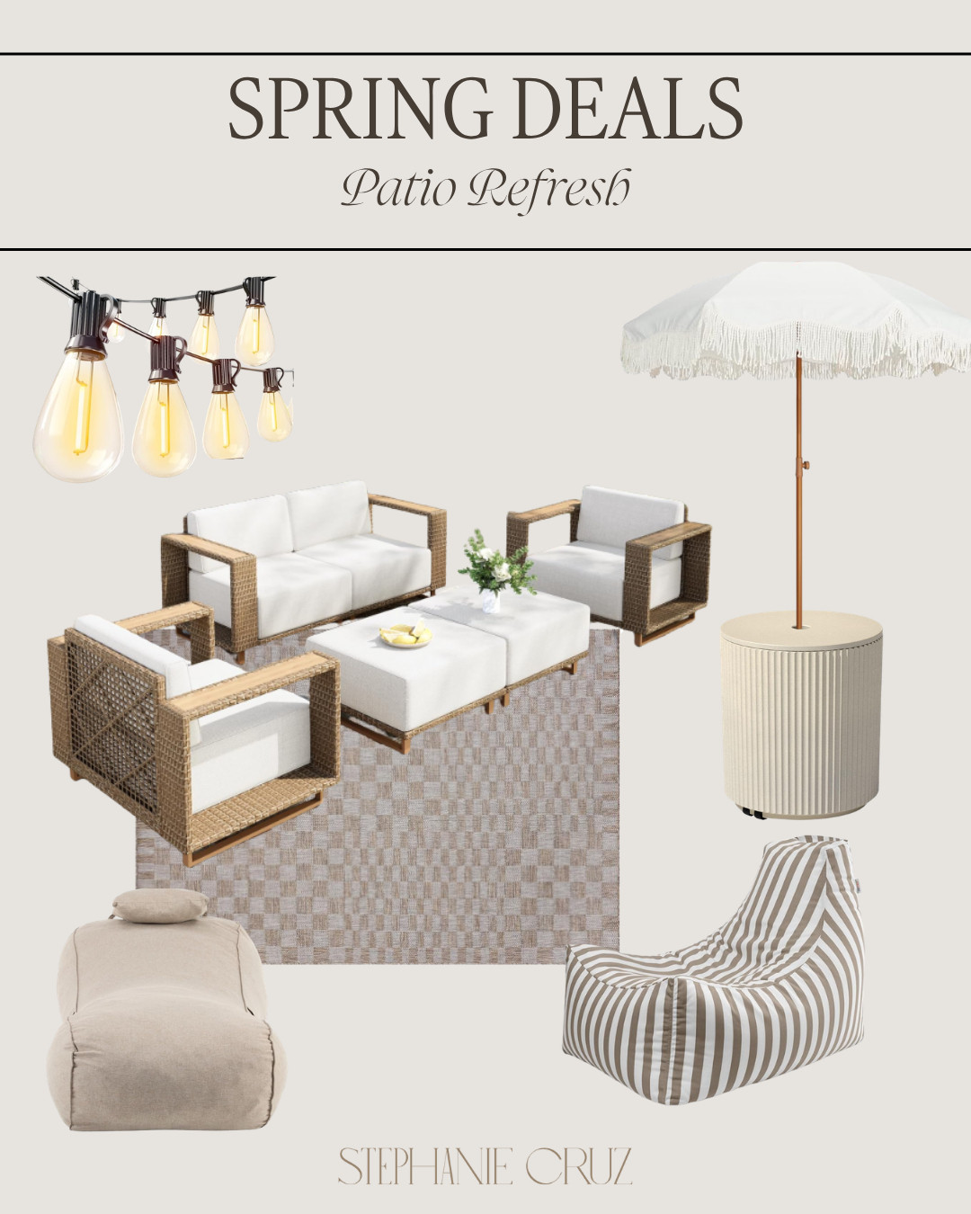 Create the perfect patio with these amazing deals! 
#PatioRefresh #SpringDeals 

 #LTKFestival #LTKHome #LTKSaleAlert