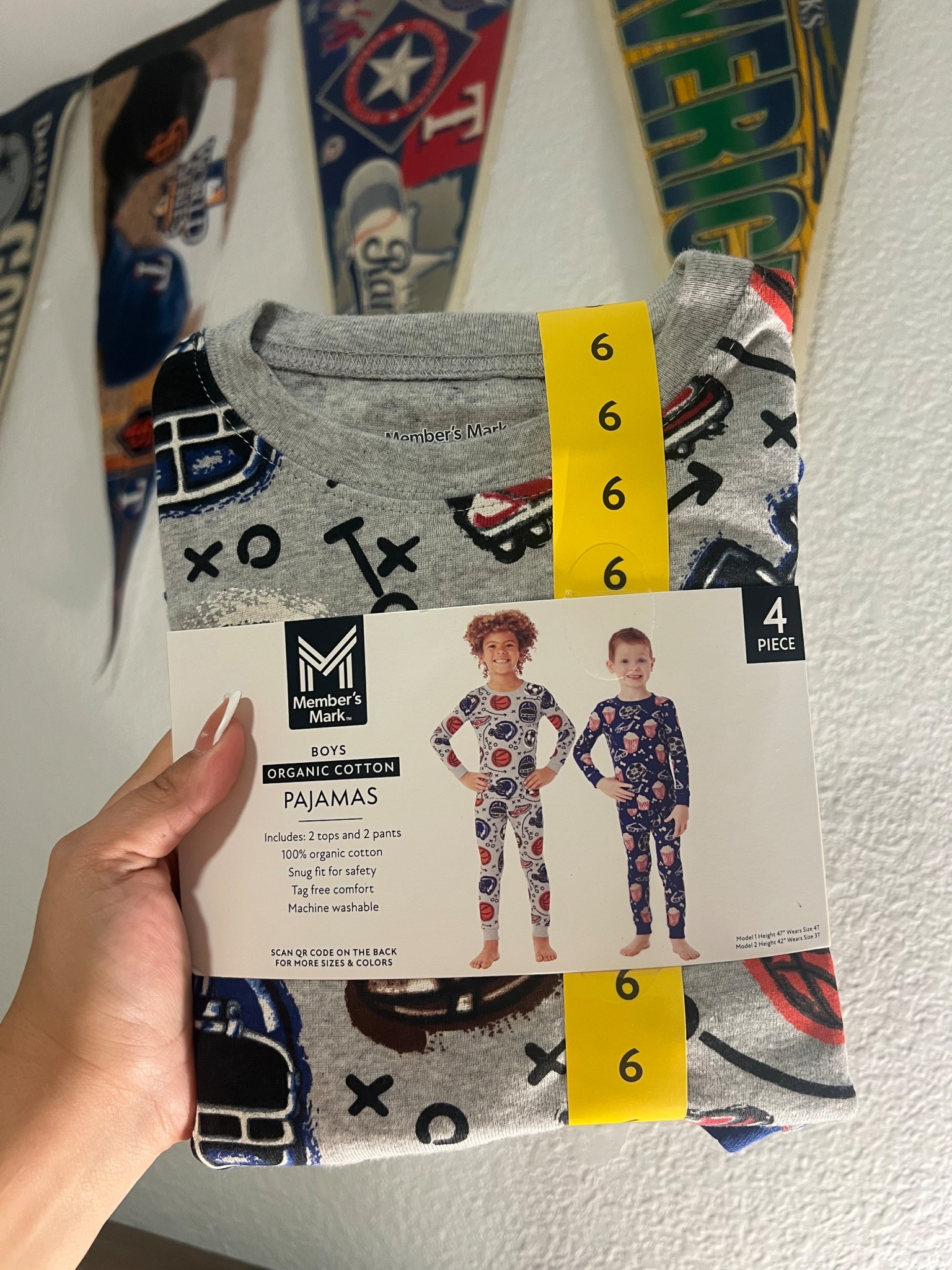 Toddler Pajama Set 🏈⚽️🍿🎥