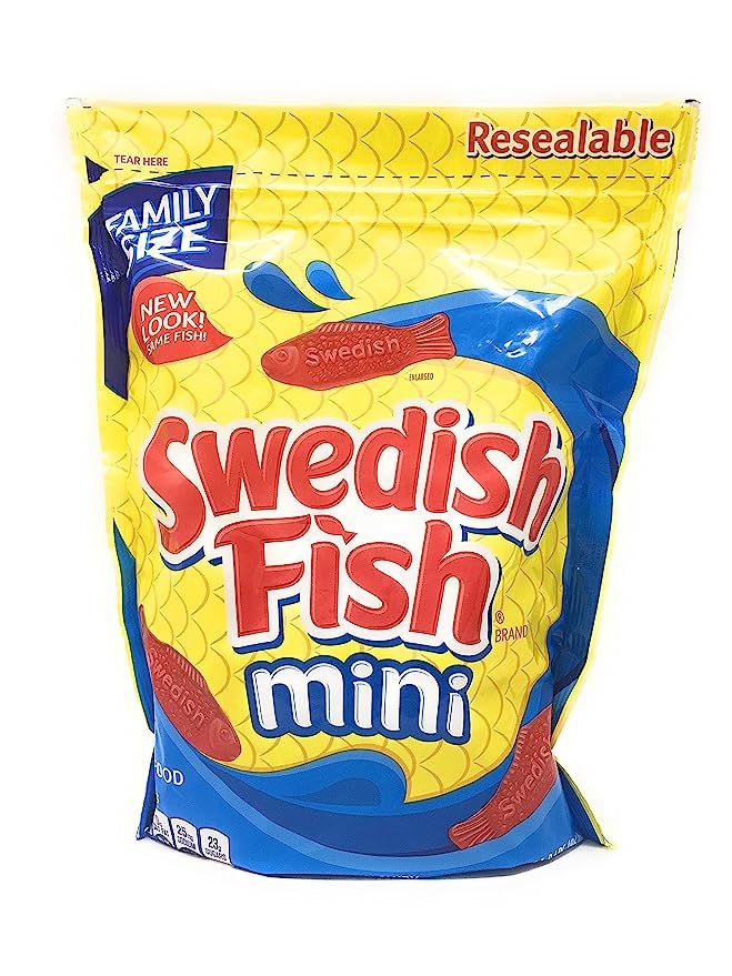 Mini Red Swedish Fish, 1lb 12.8 Pound Bag | Amazon (US)