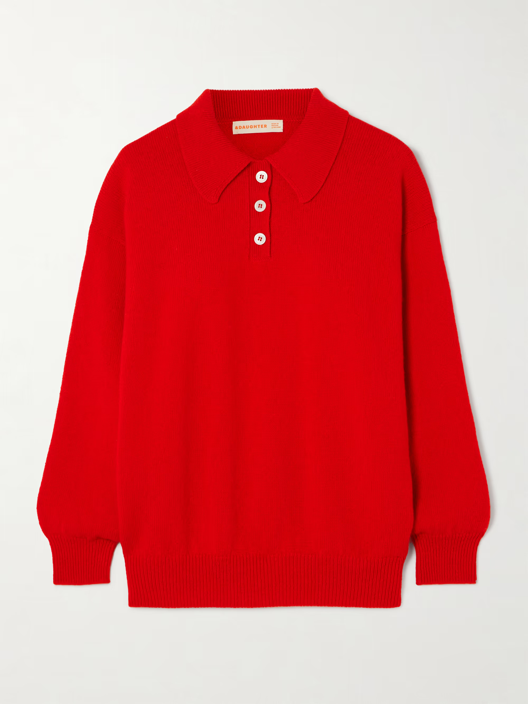 Edith wool polo sweater | NET-A-PORTER (UK & EU)