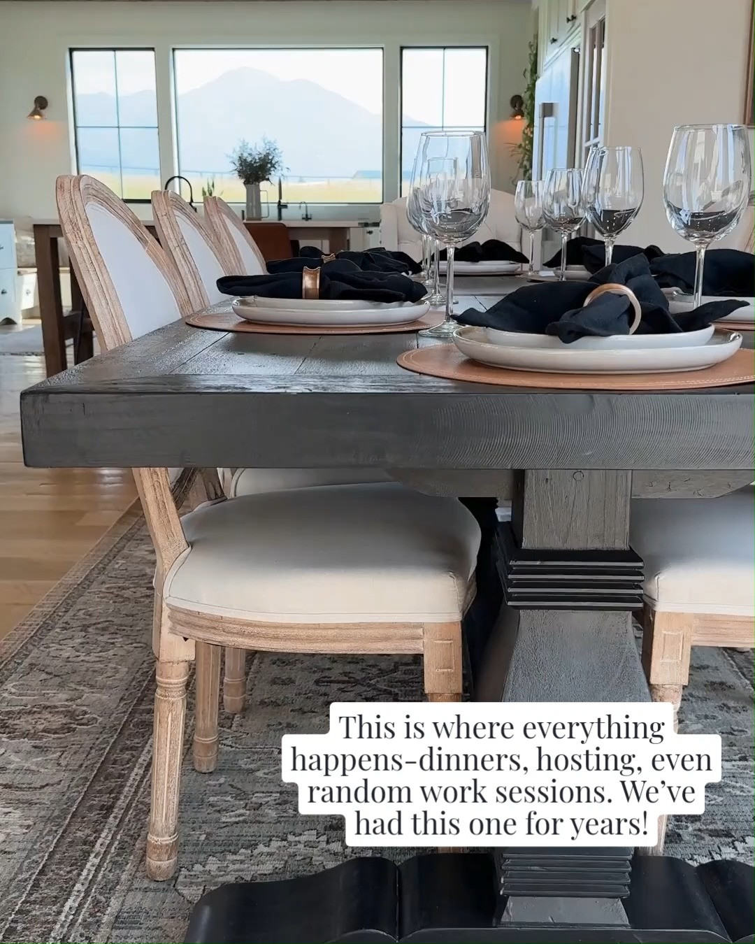 A dining table and chairs set the tone for the entire space. It’s where everything comes together, both visually and in real life.

When you get this right, the room feels more grounded, more intentional, and a lot easier to style. 

 #LTKdayinmylife #LTKvlog #LTKHome