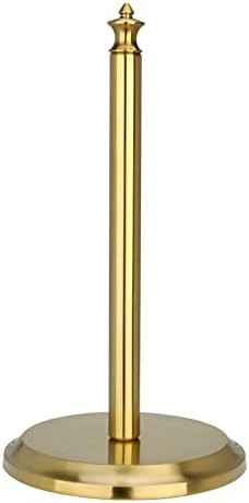Paper Towel Holder Stand for Kitchen Countertop & Dining Room Table (Brushed Gold, Classical) | Amazon (US)