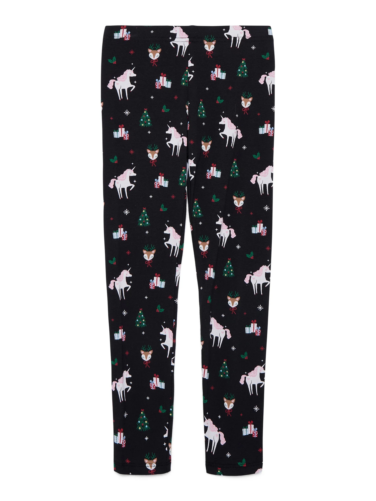 Holiday Time Girls Christmas Printed Leggings, Sizes 4-18 | Walmart (US)