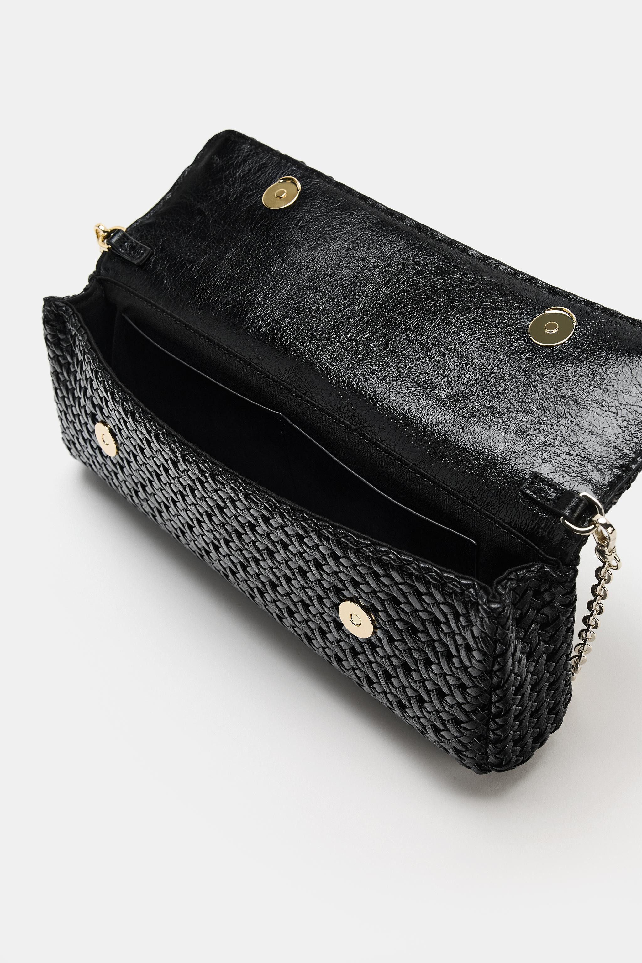 WOVEN ENVELOPE BAG | Zara US