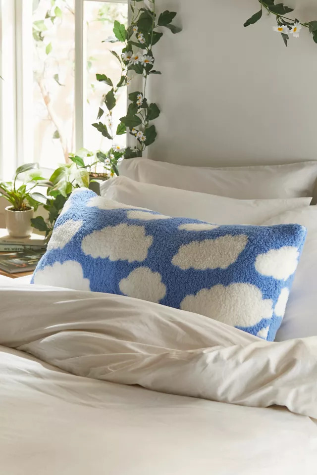 Cloud Sherpa Throw Pillow | Urban Outfitters (US and RoW)