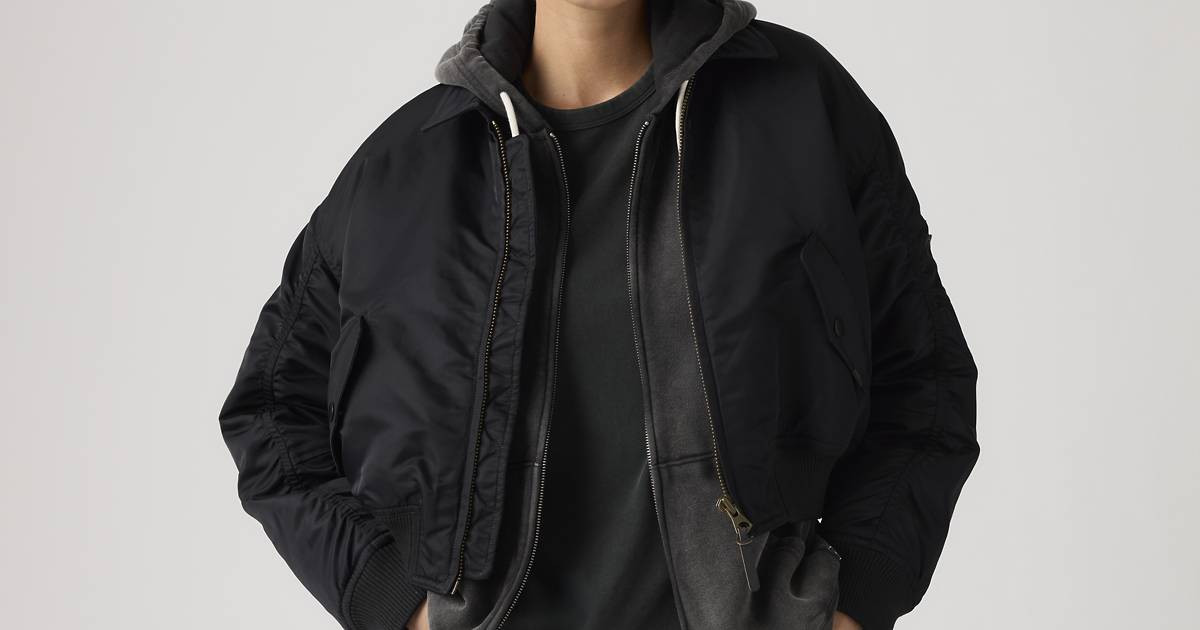 Bowie Cropped Bomber Jacket | Levi's US