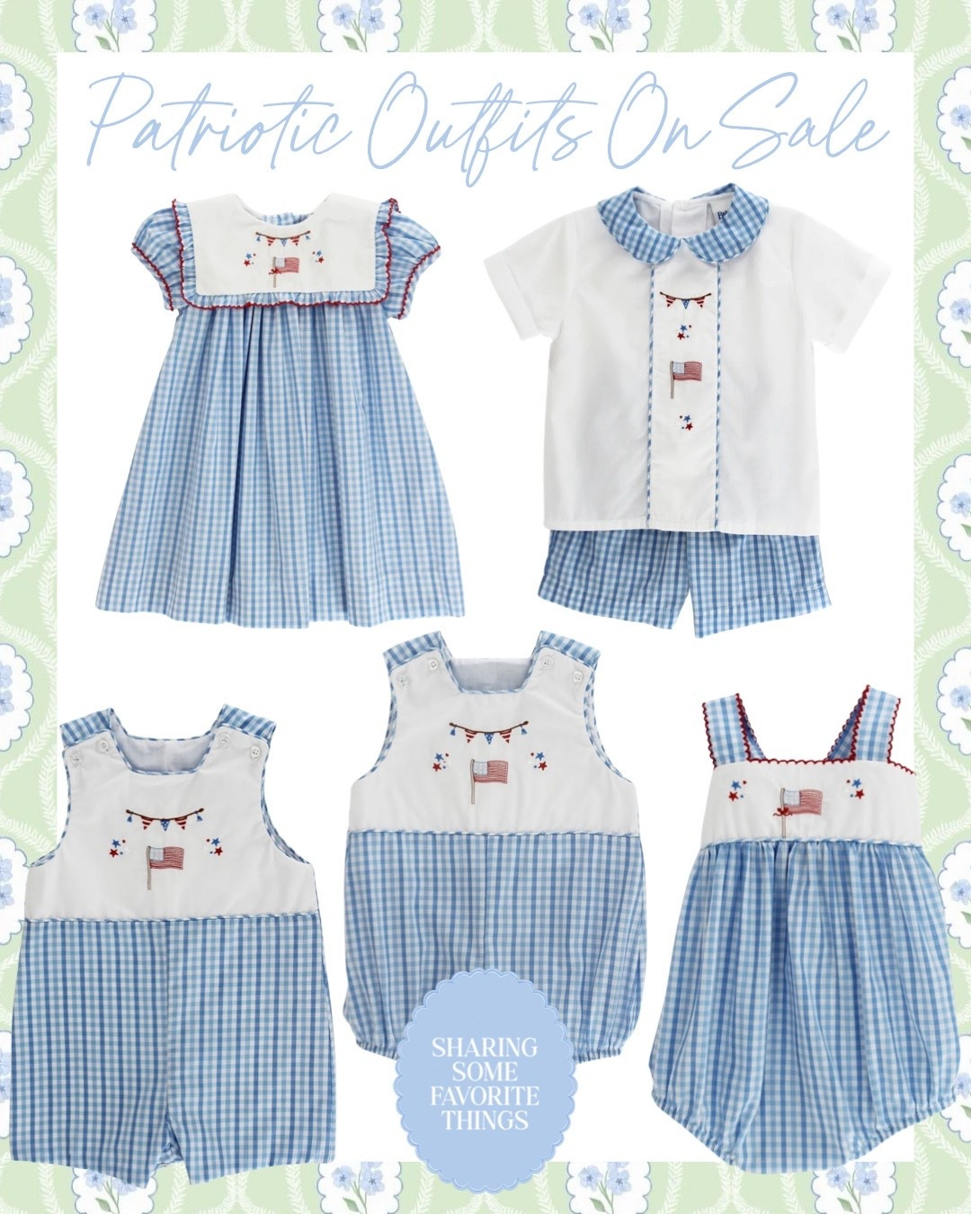 Now is the time 🇺🇸✨ the BEST sale just launched and you do not want to miss this one!!

Early Memorial Day sale is LIVE and these precious patriotic outfits are 20% off 🙌🏼 why wait until the last minute when you can grab them now and have your little ones set for the entire summer?!

These are truly some of my all time favorite pieces… the quality is unmatched, the styles are classic + timeless, and they feel so special 🫶🏼 I’ve been buying these for my daughter since she was born, and what makes it even sweeter is she’s wearing pieces I wore from this same brand 30 years ago 🤍

That’s how good they are👏🏼👏🏼 heirloom quality you can wear now, and then save and pass down for generations 🥹

If you’ve been eyeing these, this is your sign!! The CUTEST patriotic styles and the BEST time to grab them 🇺🇸🎉

#usa #america #godblessamerica #patriotic #patrioticstyle #redwhiteblue #memorialday #mdw #4thofjuly #fourthofjuly #july4th #summer #summerstyle #summeroutfits #embroidered #embroidery #monogram #spring #springstyle #embroideredname #kids #kid #kidsstyle #kidstyle #kidsclothes #kidsoutfits #toddlers #toddler #toddlerstyle #toddlersstyle #toddlerclothes #toddleroutfits #toddlerfashion #baby #babyclothes #babystyle #babyfashion #boy #boyclothes #boystyle #girl #girlclothes #girlstyle #bows #pink #grandmillenial #grandmillenialstyle #preppy #preppystyle #classic #classicstyle #baileyboys #shopsmall #smallbusiness #sale #salealert #majorsale #deal #dealoftheday 

#LTKSaleAlert #LTKKids #LTKBaby