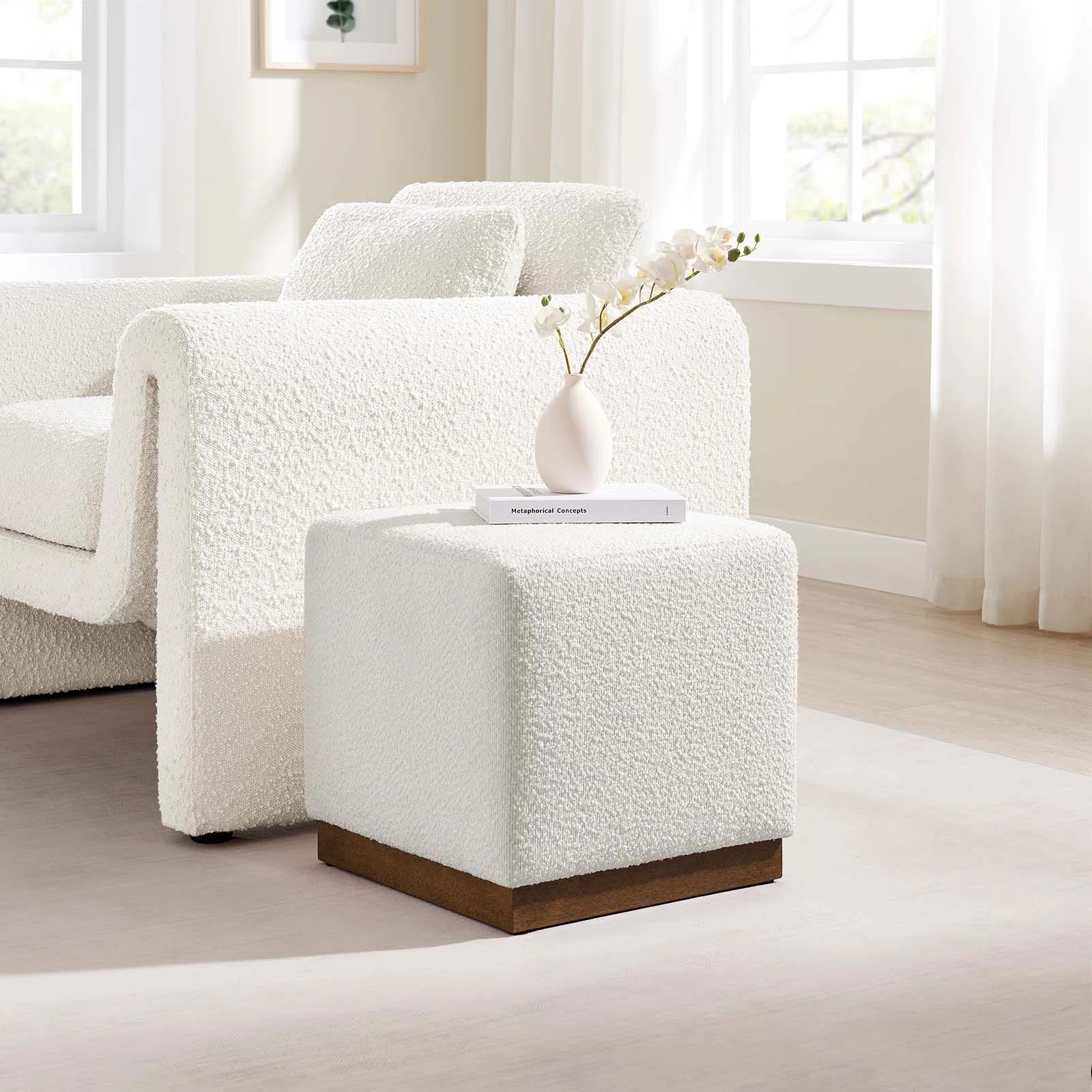 Modway Tilden Upholstered Ottoman | Wayfair North America