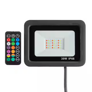 Home Accents Holiday30-Watt Multi-Colored LED Floodlight(11)Questions & Answers (6) | The Home Depot