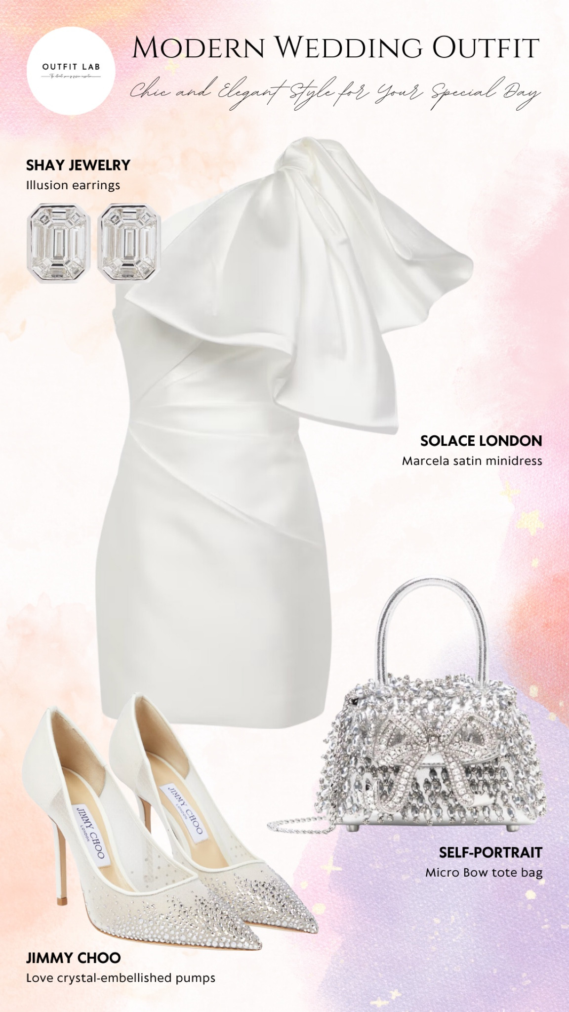 Shop Now: Modern Wedding Outfit - Chic and Elegant Style for Your Special Day

Step into elegance with this modern wedding outfit, perfect for your special day! Featuring a chic Solace London minidress, this ensemble is both stylish and sophisticated. Pair it with stunning Jimmy Choo pumps and a fashionable Self-Portrait bag to complete your look. Add a touch of sparkle with Shay Jewelry earrings. Shop now to elevate your wedding style with these elegant and trendy pieces!

#LTKStyleTip #LTKWedding #LTKParties