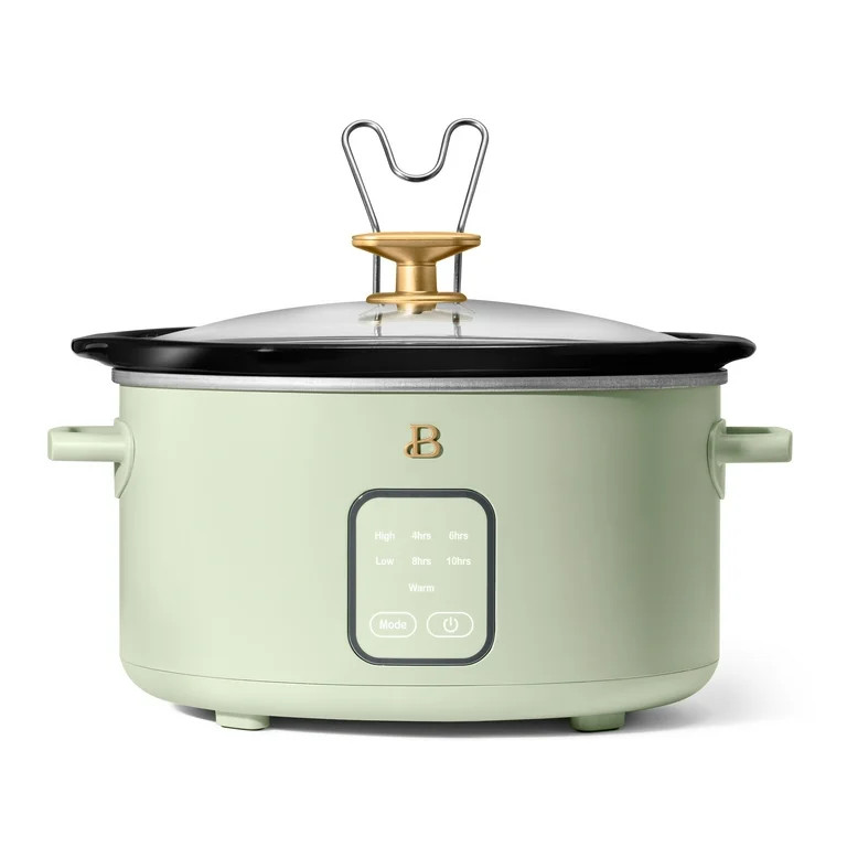 Beautiful 4Qt Slow Cooker with Touch-Activated Display, Sage Green by Drew Barrymore | Walmart (US)