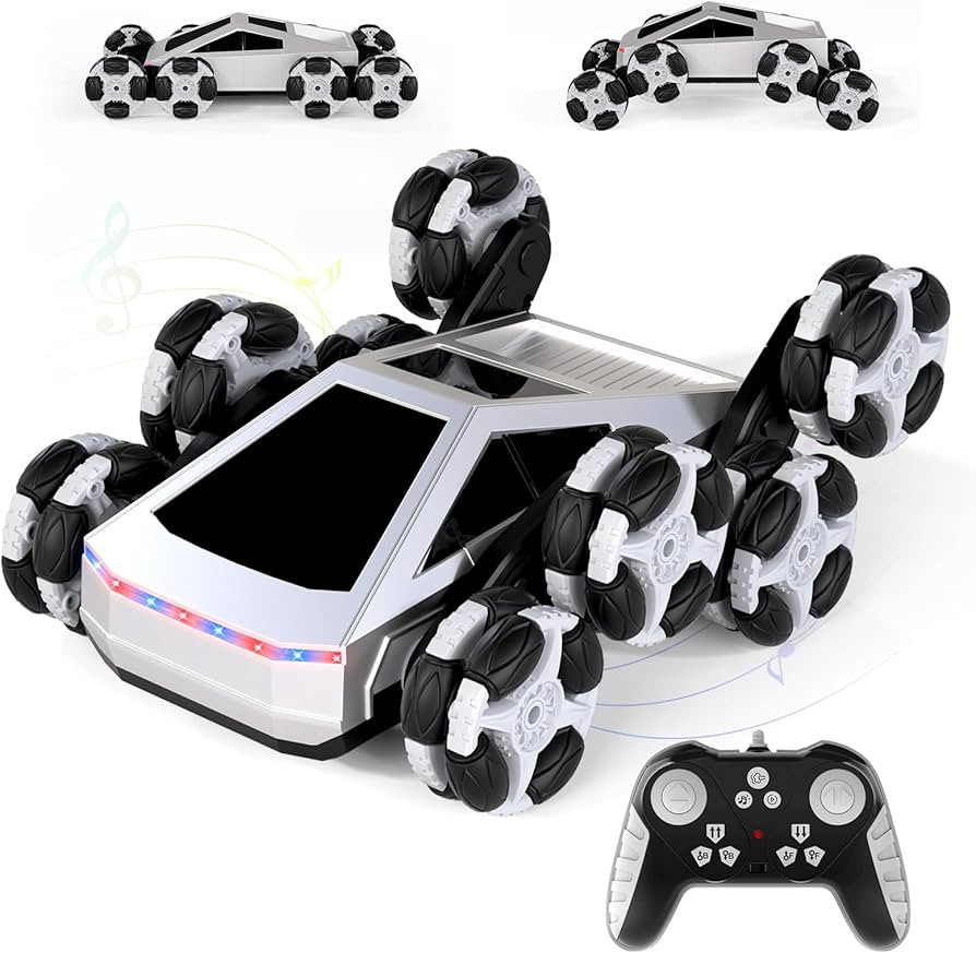 8WD Remote Control Car, 2.4GHz 360° Rotating Stunt RC Car with LED Lights and Music, 1:16 Drift ... | Amazon (US)