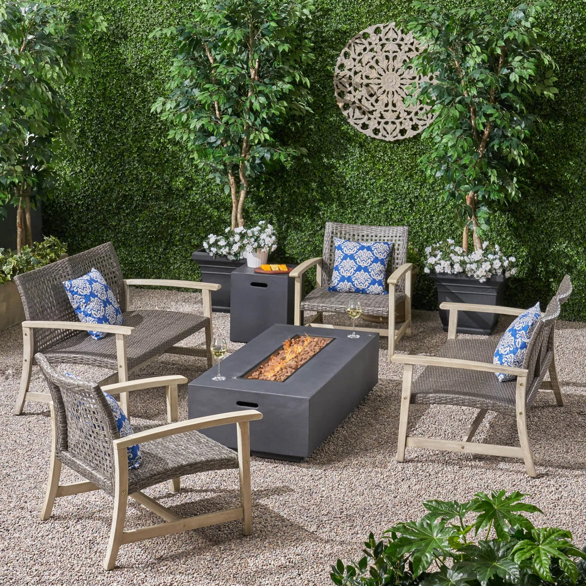 Cascante 6-Person Outdoor Conversation Set | Wayfair North America