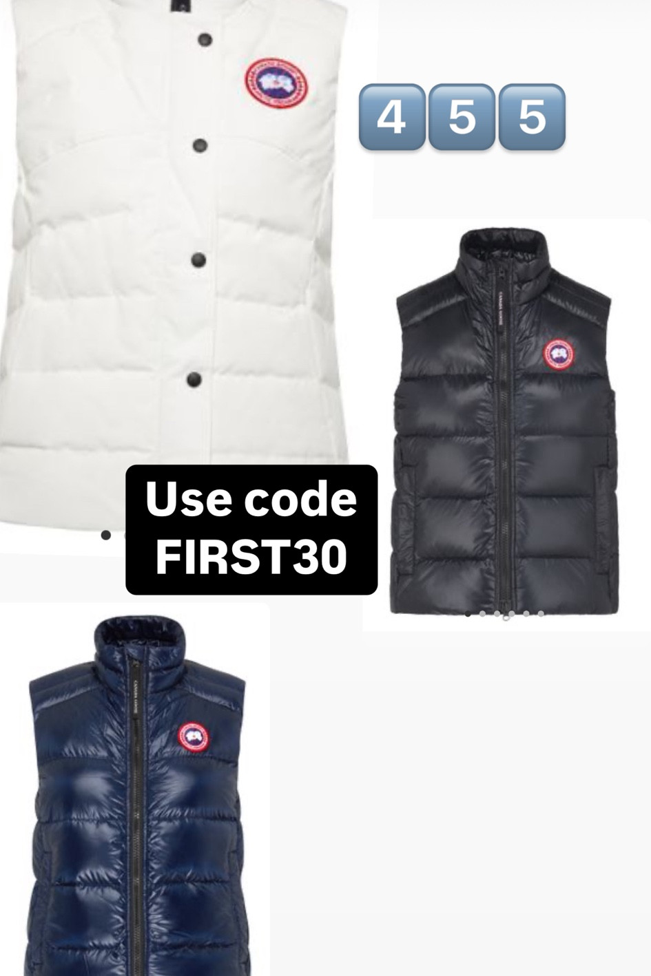 Canada goose vest sale use code
FIRST30


#LTKStyleTip #LTKSaleAlert #LTKSummerSales